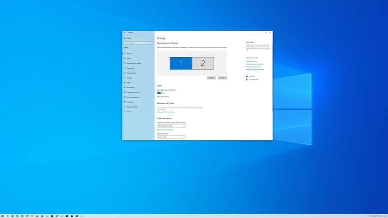 如何在 Windows 10 中重新排列多個顯示器