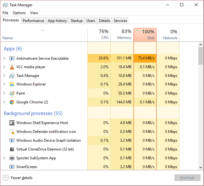 反惡意軟體服務可執行檔的 CPU 使用率過高 [已解決]