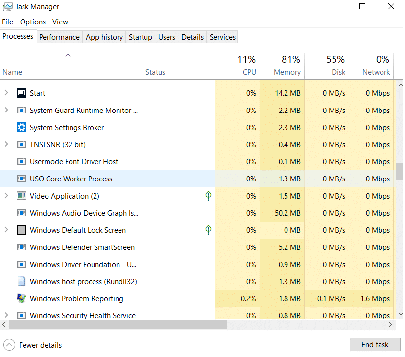 什麼是 USO 核心工作進程或usocoreworker.exe？