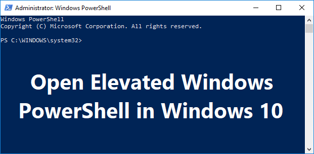 在 Windows 10 中開啟提升的 Windows PowerShell 的 7 種方法