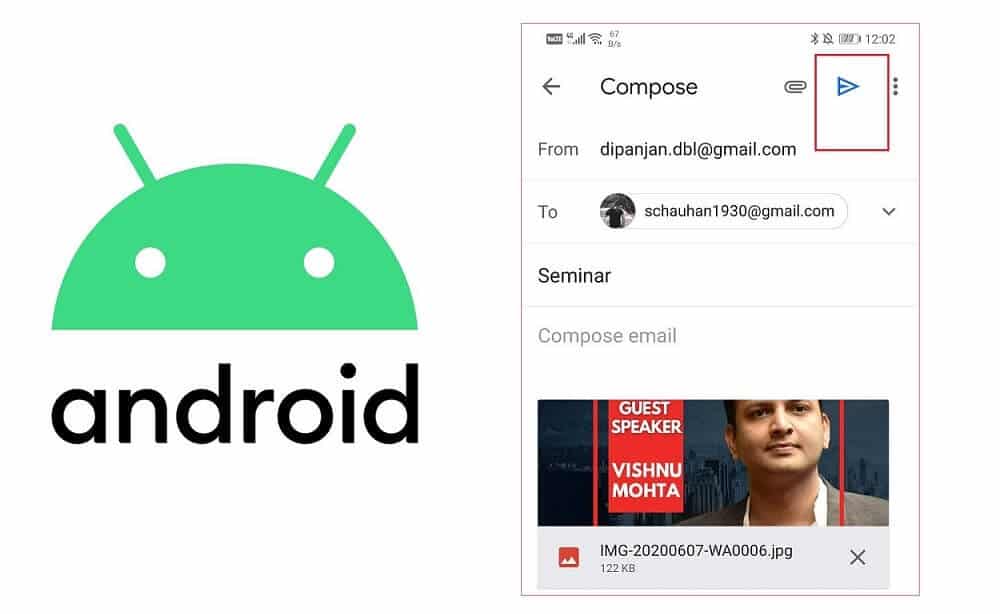 在 Android 上通过电子邮件或短信发送图像