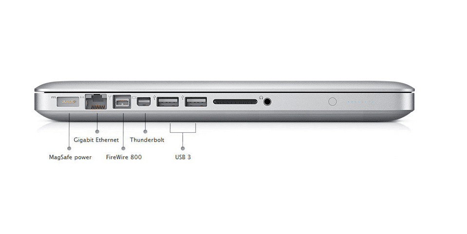 USB 2.0、USB 3.0、eSATA、Thunderbolt 和 FireWire 連接埠