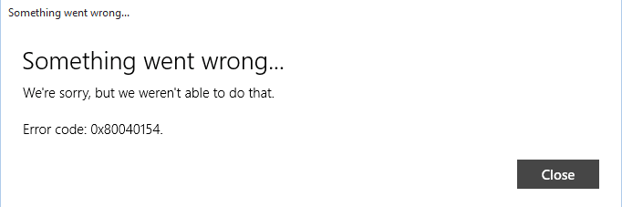 修正 Windows 10 郵件錯誤 0x80040154 或 0x80c8043e